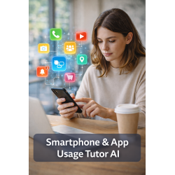 Smartphone & App Usage Tutor AI - multilanguage 1 Month