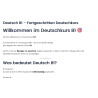 Integrationskurs Deutschland – A1 to B1 + Orientierungskurs + DTZ Vorbereitung (AI Tutor)