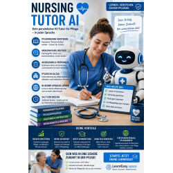 Nursing Tutor AI Germany - Your Personal AI Tutor for Nursing in any Language (1 Months)