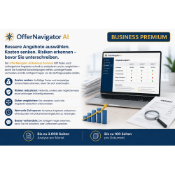 OfferNavigator AI Business Premium – 3.000 Seiten Analyse pro Monat