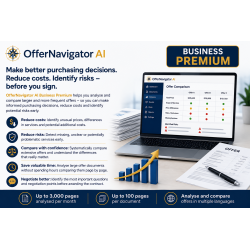 OfferNavigator AI Business Premium – 3.000 Seiten Analyse pro Monat